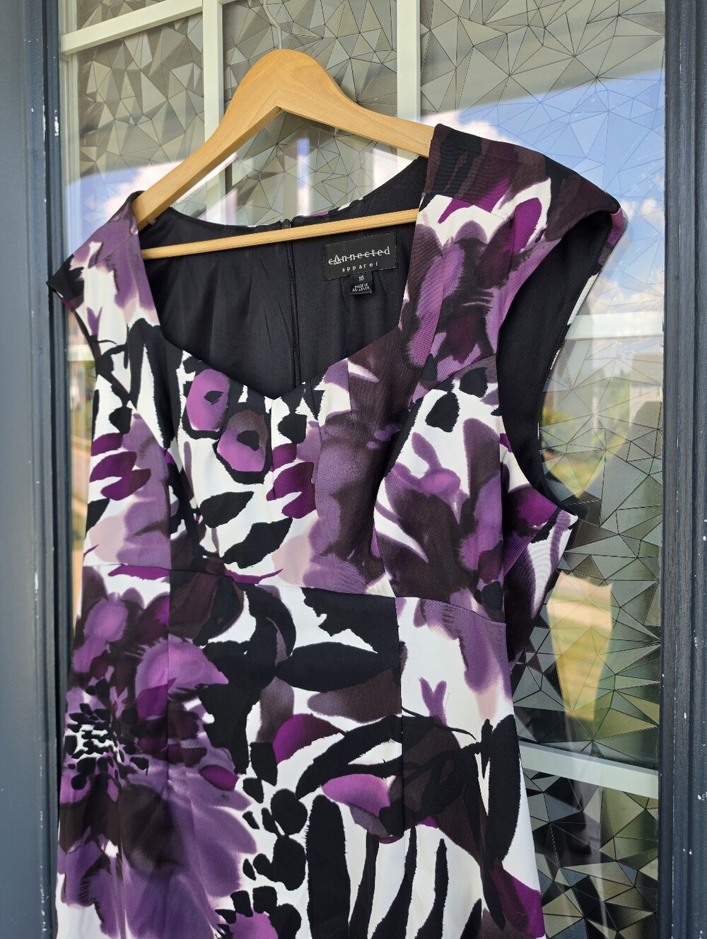 Purple Floral Dress